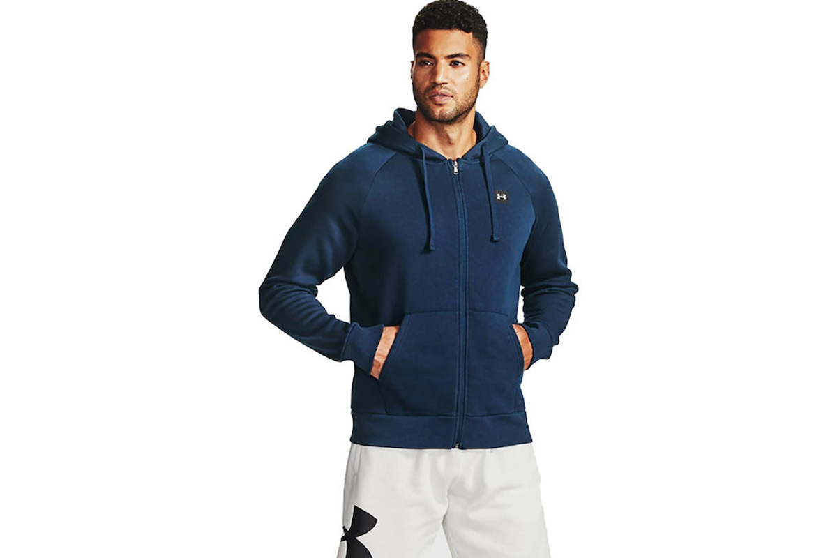 Under Armour Rival Fleece Fz Hoodie (1357111 408) | Hall of